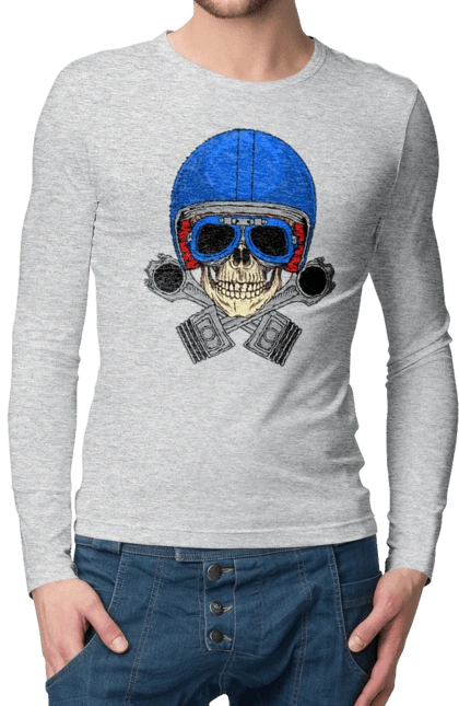 Skull motorist