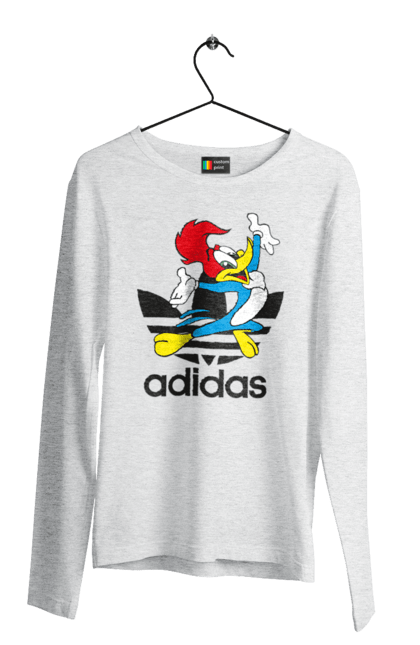 Men's longsleeve with prints Adidas Woody Woodpecker. Adidas, adidas, animated series, woody, woody woodpecker. 2070702