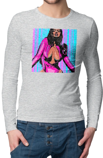 Girl With Deep Neckline