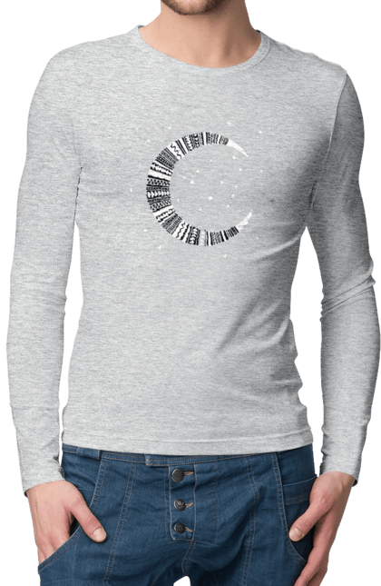 Men`s longsleeve with prints Gemini. Constellation, gemini, horoscope, sign, twins, zodiac, zodiac sign. 2070702