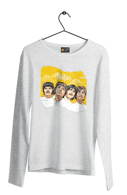 Men's longsleeve with prints The Beatles. Beatles, george harrison, john lennon, liverpool four, music, paul mccartney, ringo starr. 2070702