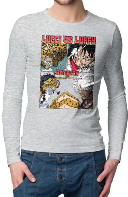 One Piece Rob Lucci and Luffy