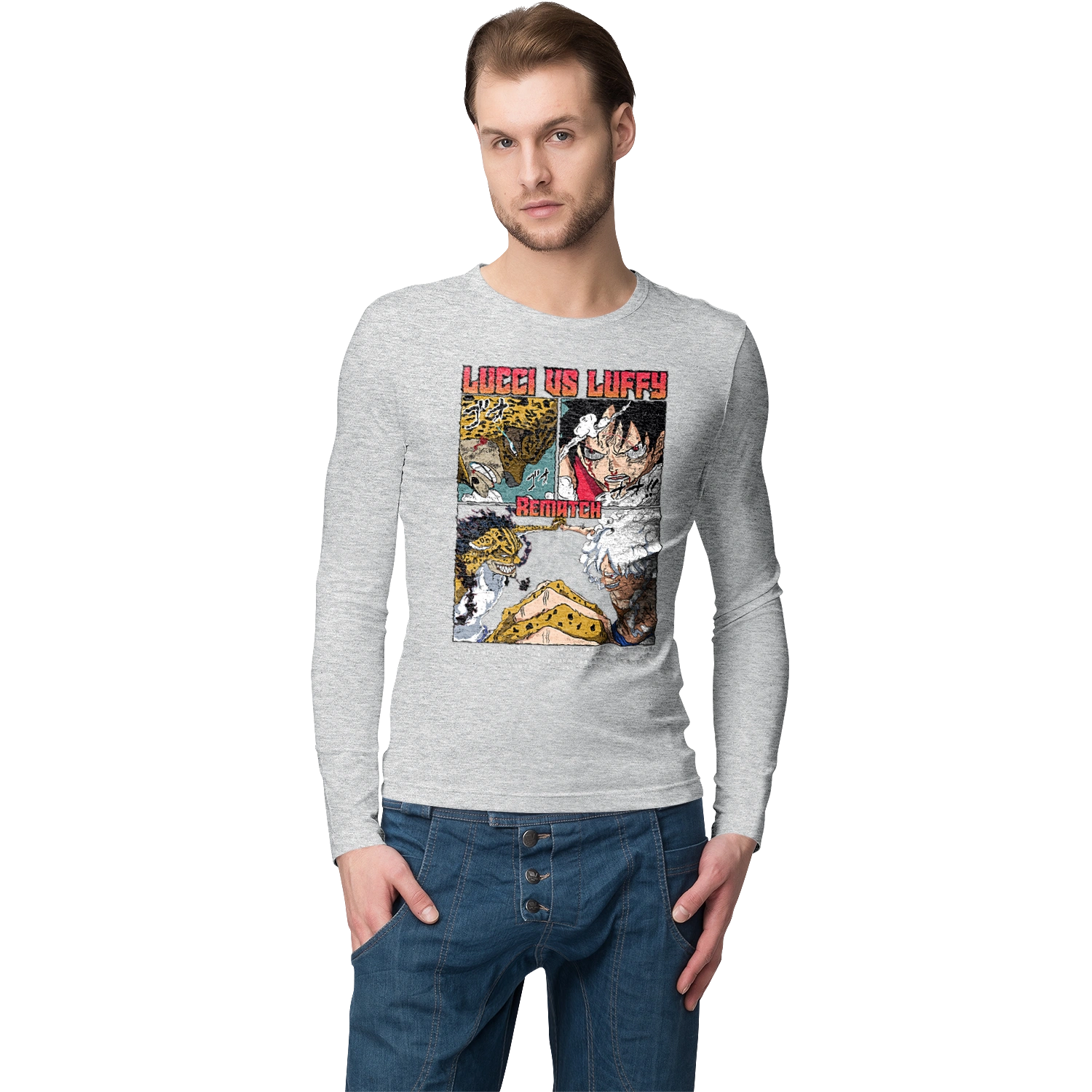 One Piece Rob Lucci and Luffy