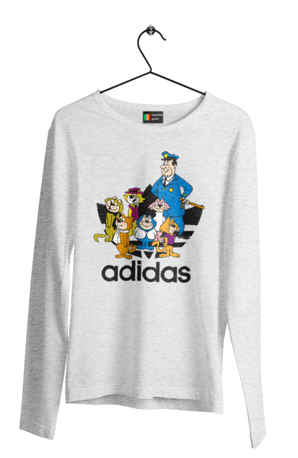 Men's longsleeve with prints Adidas Top Cat. Adidas, adidas, animated series, cartoon, cat, cats, top cat. 2070702