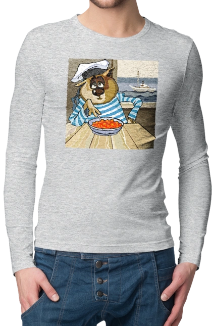 Cat Sailor, On The Ship Eats Red Caviar