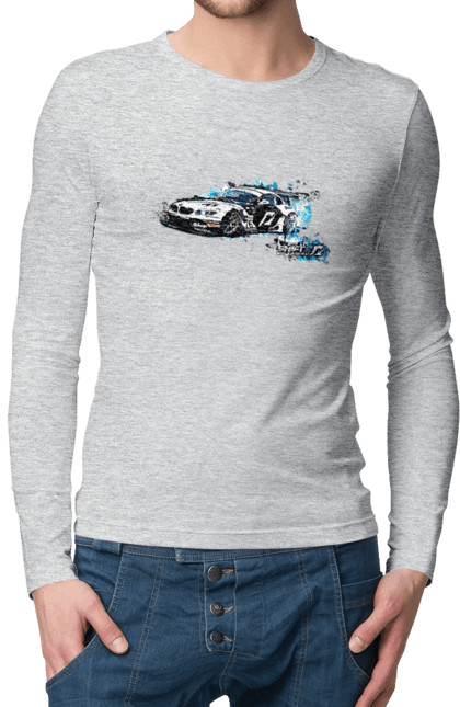 Men`s longsleeve with prints Need for speed. Heat, need, need for speed, nfs, speed, unbound. 2070702