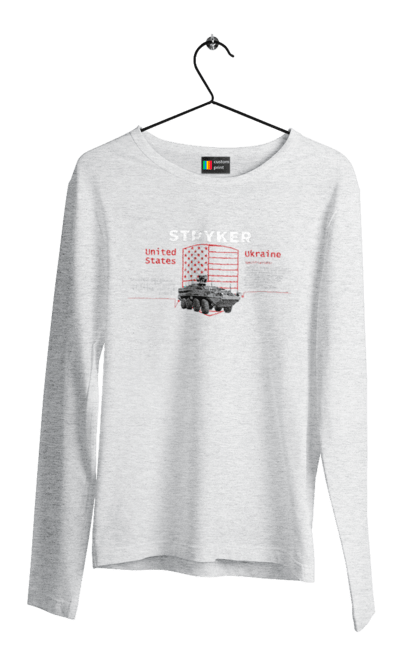 Men`s longsleeve with prints Stryker. F16, howitzer, industrious, nasams, stryker, suzanne, zuzana. 2070702