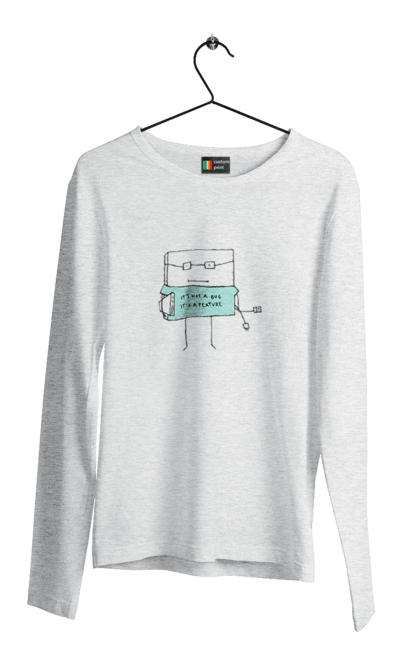 Чоловічий лонгслів з принтом "Це не баг це фіча". Angular, c, css, html, it, javascript, jquery, php, python, react, svelt, vue, айтишник, айті, гумор, код, кодувати, прогер, програміст, програмісти, ти ж, ти ж програміст, тиж програміст. 2070702