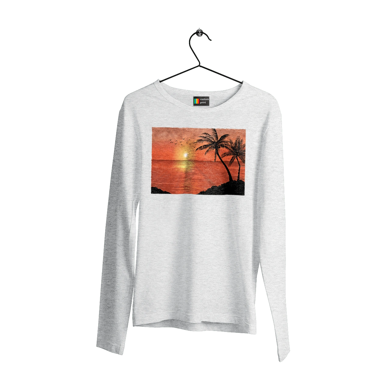 Закат Пальмы Море