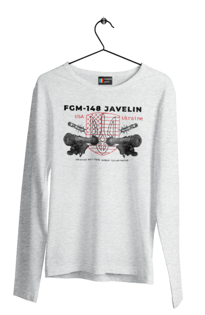 Men`s longsleeve with prints FGM 148 Javelin. Caesar, himars, javelin, nlaw, patriot, weapons, zaluzhny. 2070702