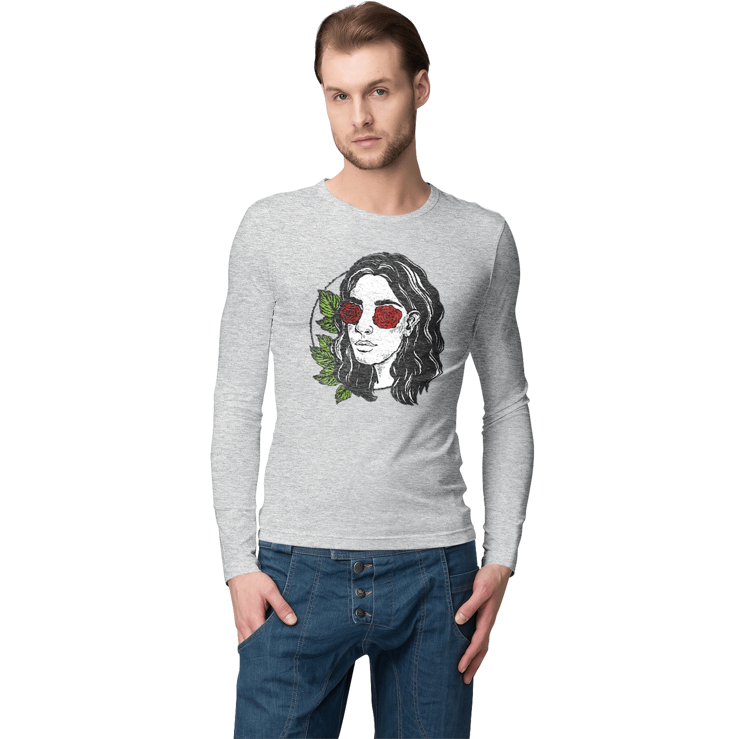 Girl With Roses In The Eyes