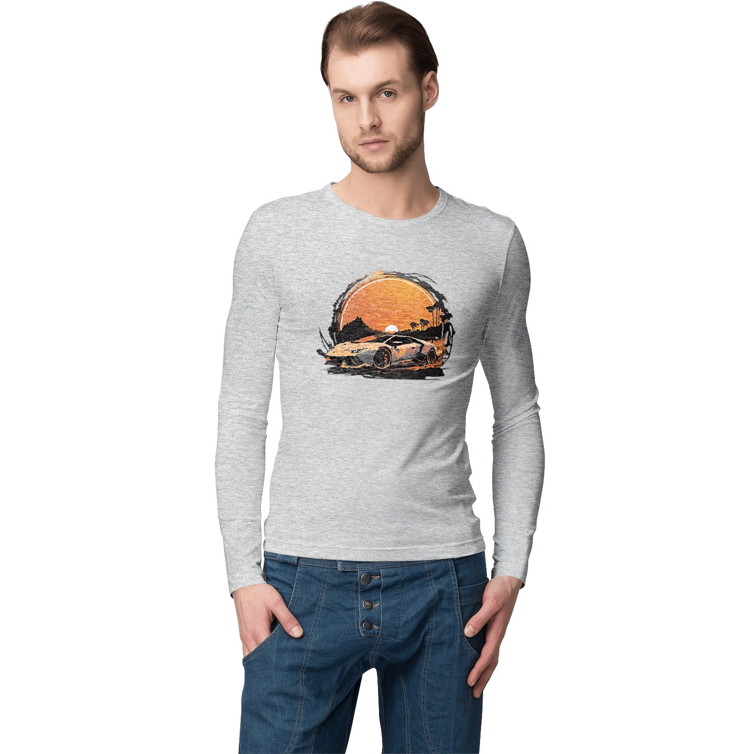 Ламборджині на заході сонця