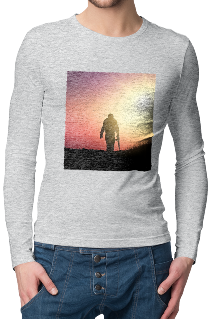 Men`s longsleeve with prints Patriot. Patriot, patriotism, ukraine, ukrainian, victory. 2070702