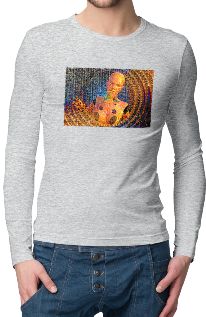 Чоловічий лонгслів з принтом "Штучний інтелект". Айті, айтішник, гик, жінка, знання, інженер, інтелект, кібер, кібернетика, кіборг, код, комп, комп`ютерник, кристал, машинне навчання, мікросхема, мозок, портрет, програміст, професіонал, професія, розробник, розум, хакер, чіп, штучний інтелект, штучний розум. 2070702