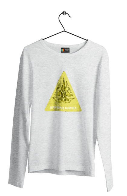 Men`s longsleeve with prints The ghost of Kiev. All, chernobaivka, ghost of kiev, glory to ukraine, go fuck yourself, heroes, horde, no war, orcs, peace, ptn pnh, putin shit, russian warship, ukraine, war. 2070702