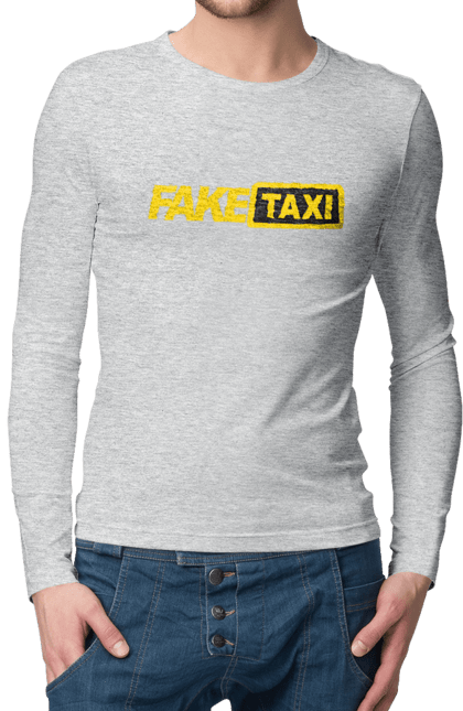 Чоловічий лонгслів з принтом "Fake taxi". Fake taxi, porn hub, зсу, порно хаб, порнохаб, прапор, приколы, фак такси, фак таксі, фейк такси. 2070702