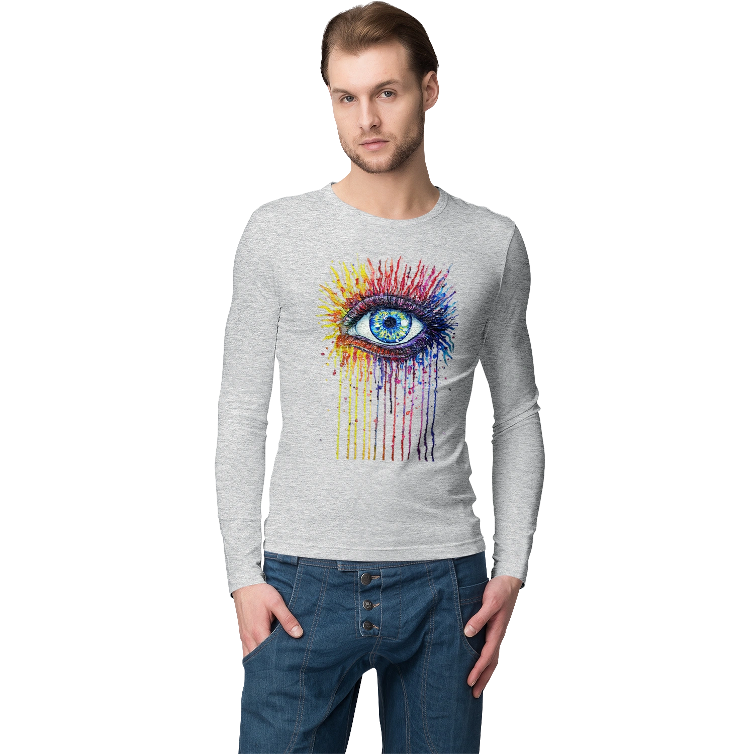 Colorful Flowing Eye