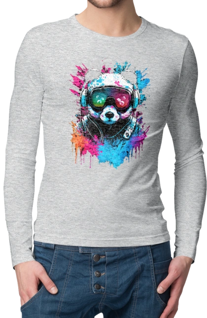 Панда в VR шолом