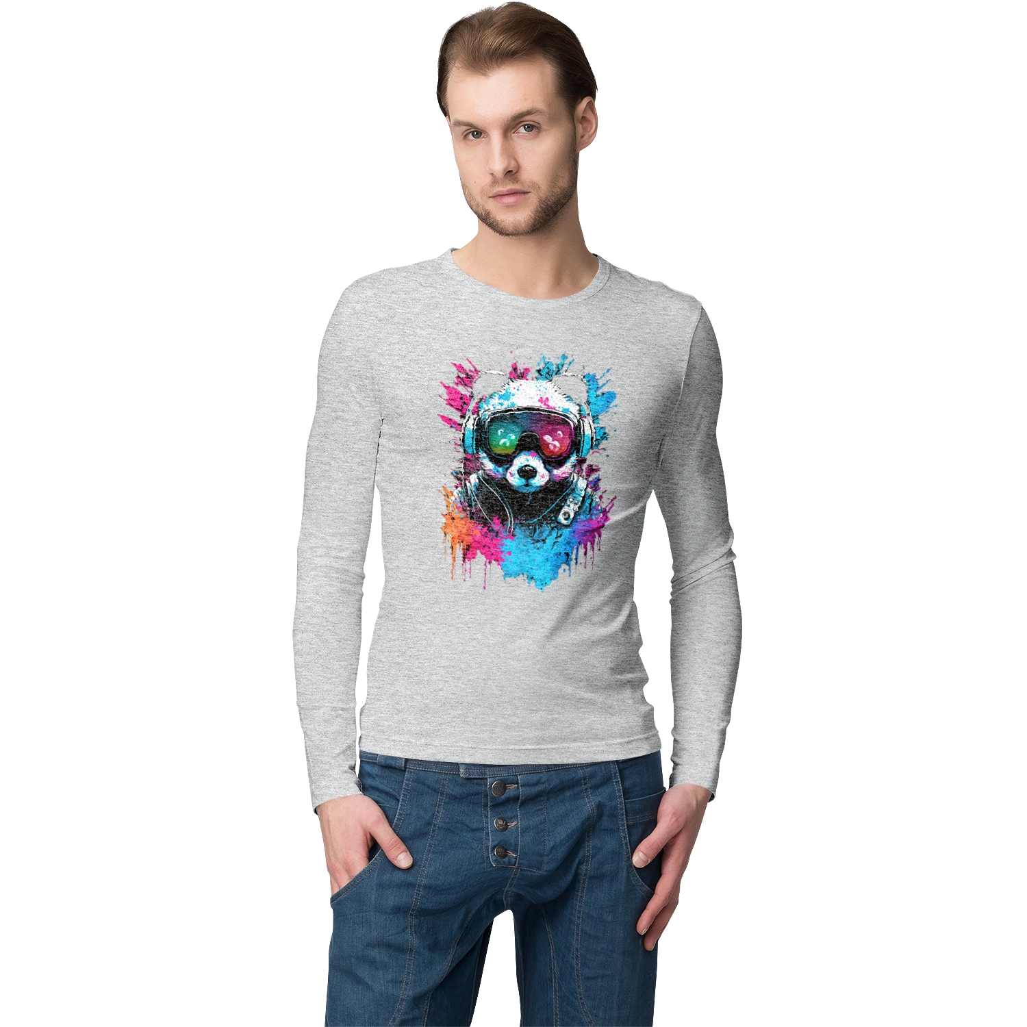 Панда в VR шолом