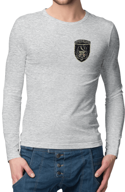 Men`s longsleeve with prints We are from Ukraine. Death to enemies, glory to heroes, glory to ukraine, good evening. 2070702