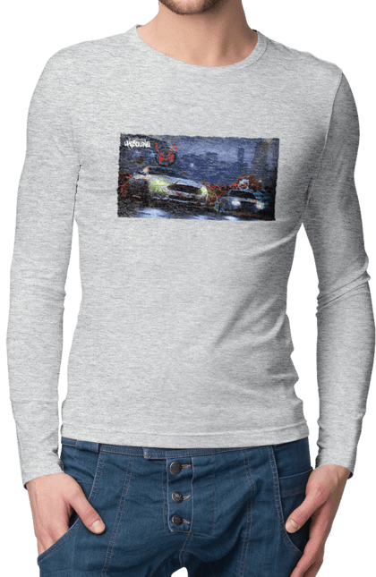 Men`s longsleeve with prints Need for Speed Unbound. Heat, need, need for speed, nfs, speed, unbound. 2070702