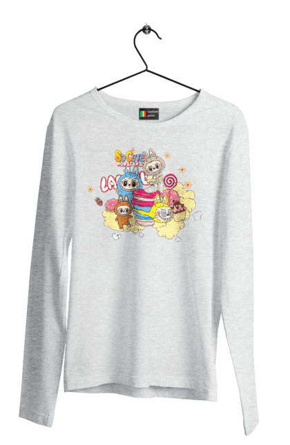 Чоловічий лонгслів з принтом "Labubu". Labubu, weird cute, іграшки, лабубу. 2070702