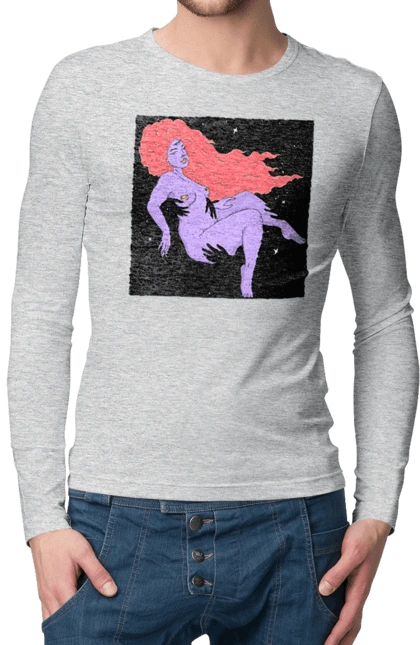 Фіолетова Дівчина В Чорній Дирі