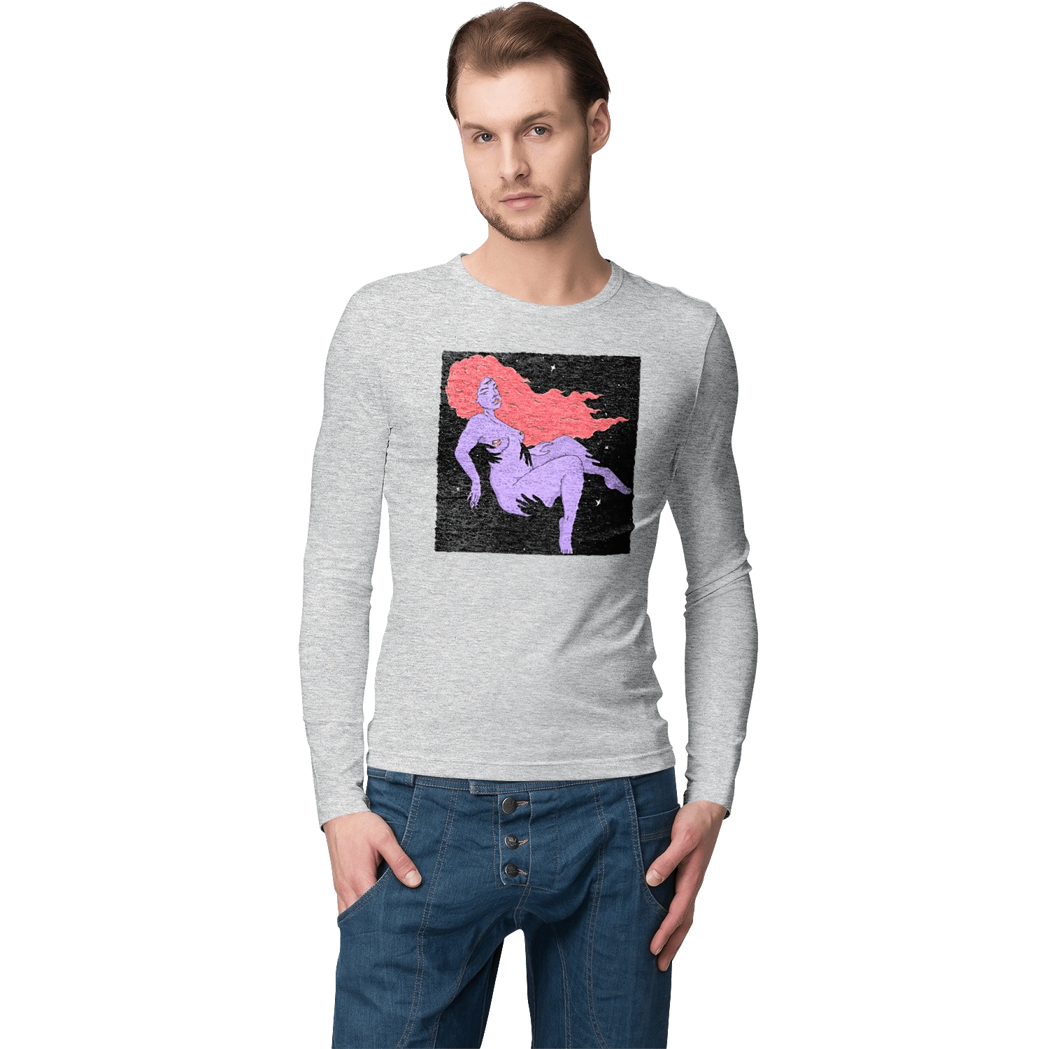 Фіолетова Дівчина В Чорній Дирі