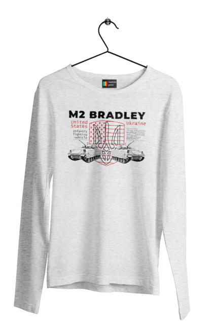 Men`s longsleeve with prints M2 Bradley. F16, howitzer, industrious, m2 bradley, nasams, suzanne, zuzana. 2070702