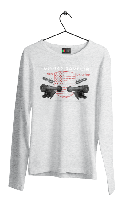 Men`s longsleeve with prints FGM 148 Javelin. Caesar, himars, javelin, nlaw, patriot, weapons, zaluzhny. 2070702
