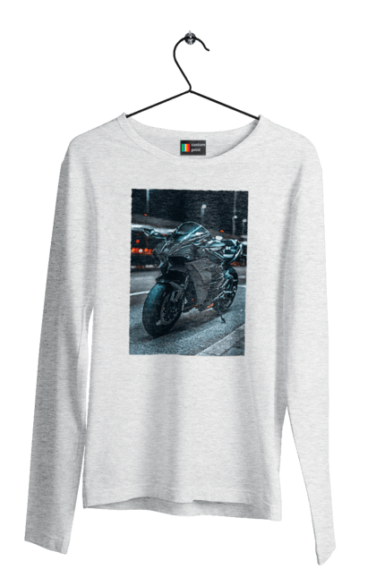 Чоловічий лонгслів з принтом "Мото цитаты". Байк, мото, спорт, цитаты. 2070702