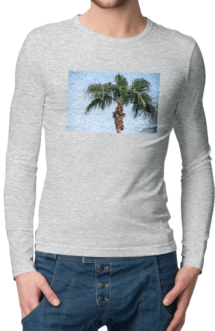 Пальма на тлі неба