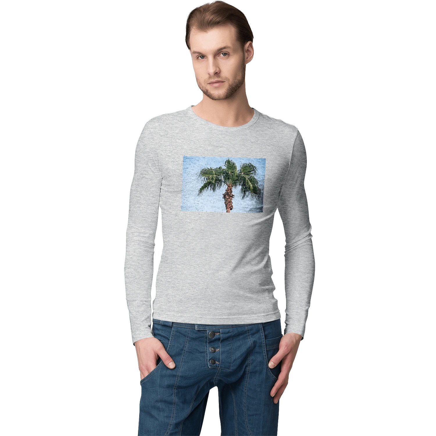 Пальма на тлі неба