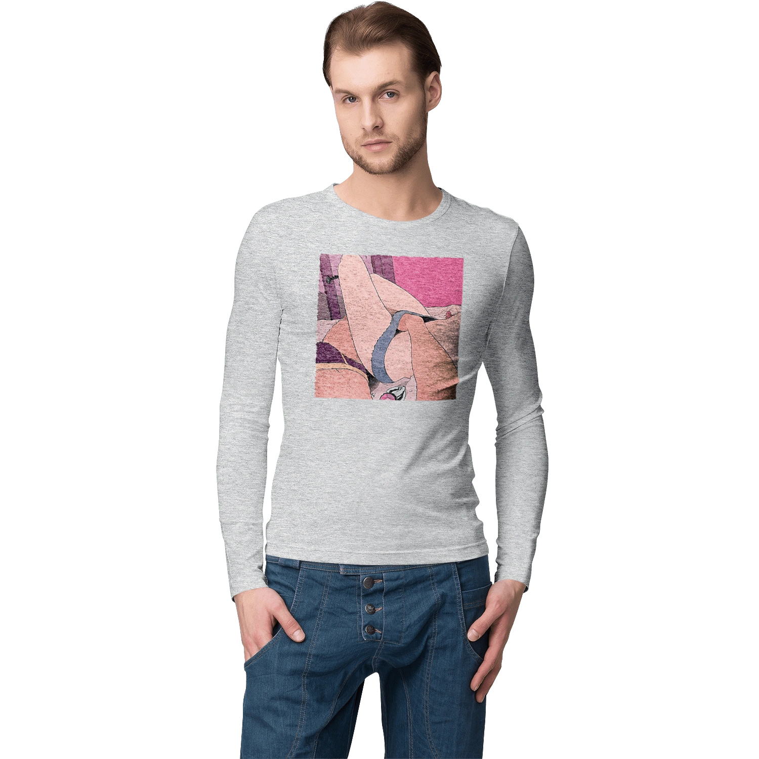 Male Hand In Women's Panties