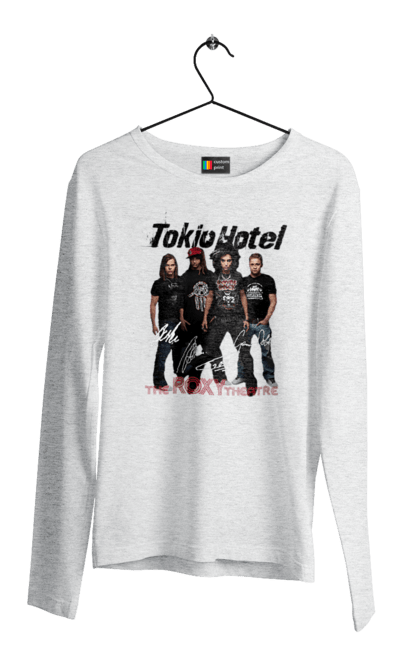 Чоловічій лонгслів з принтом "Tokio Hotel". Tokio hotel, альтернативний рок, група, електронік рок, музика, пауер піп, піп, поп рок, рок. 2070702