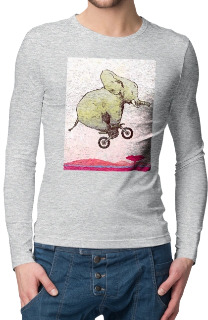 Elephant On A Motorcycle