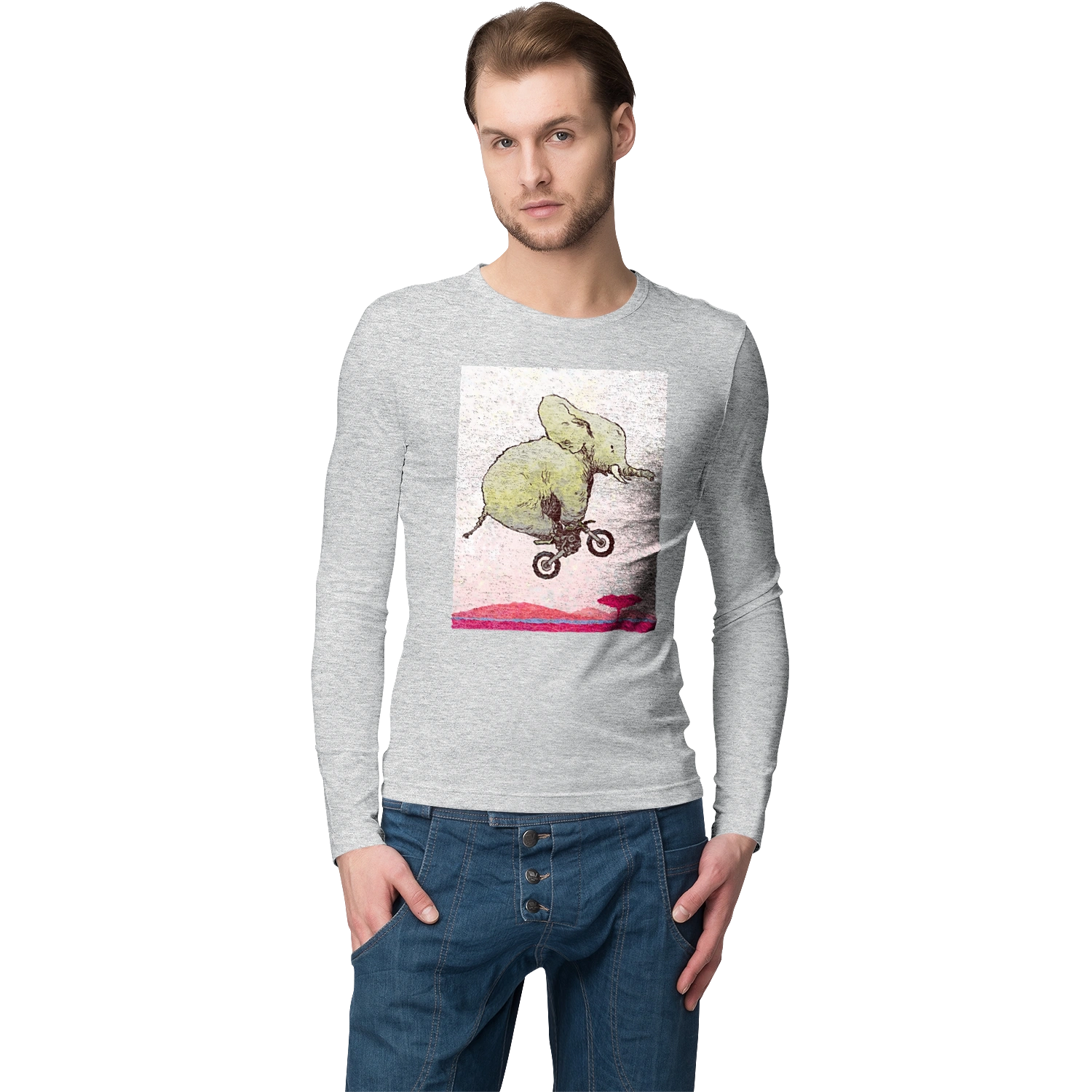 Elephant On A Motorcycle