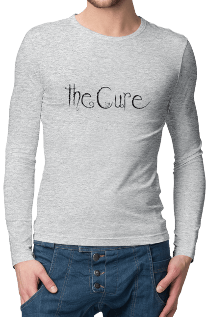 Чоловічій лонгслів з принтом "The Cure". Cure, kiss me, альтернативний рок, готик рок, група, дрім піп, музика, нова хвиля, постпанк, рок. 2070702