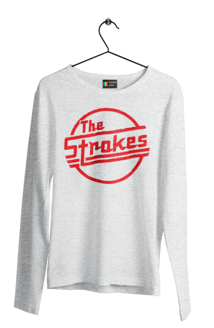 Мужской лонгслив с принтом The Strokes. Strokes, альтернативный рок, гаражный рок, группа, инди, инди-рок, музыка, постпанк-ривайвл, рок. 2070702