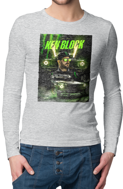 Men`s longsleeve with prints Ken Block. Ken block. 2070702
