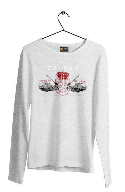 Men`s longsleeve with prints Caesar. Caesar, himars, weapon, zaluzhny. 2070702
