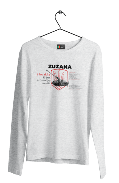 Men`s longsleeve with prints Zuzana (SPG) English. Howitzer, suzanne, zaluzhny, zuzana. 2070702