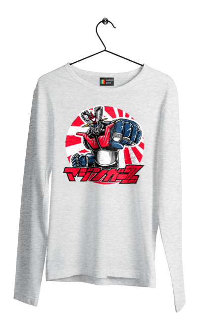 Men's longsleeve with prints Mazinger Z Grendizer. Anime, goldorak, goldrake, grendizer, manga, mazinger z, mecha, robots. 2070702