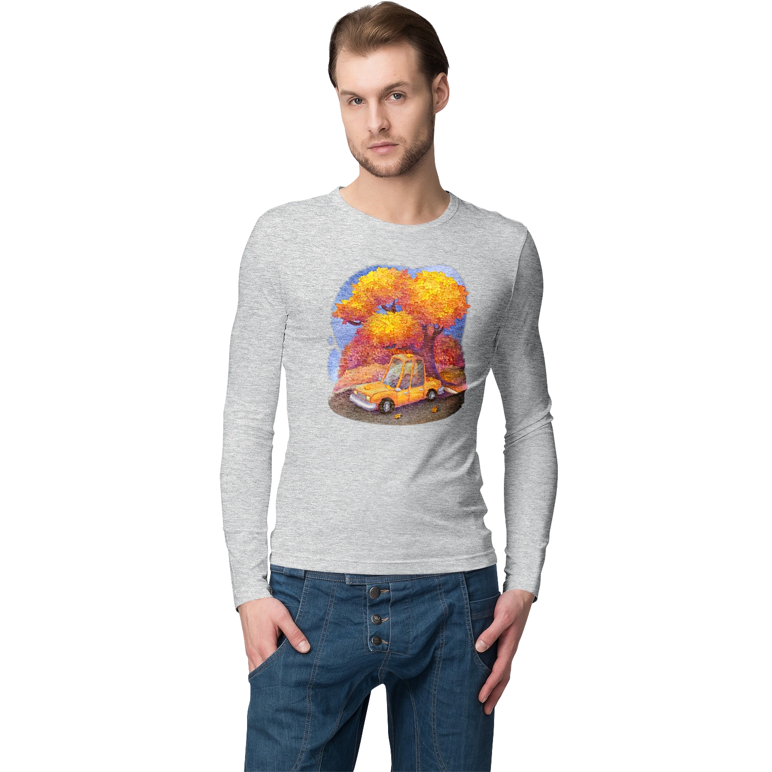 Осiнь Авто Дерево