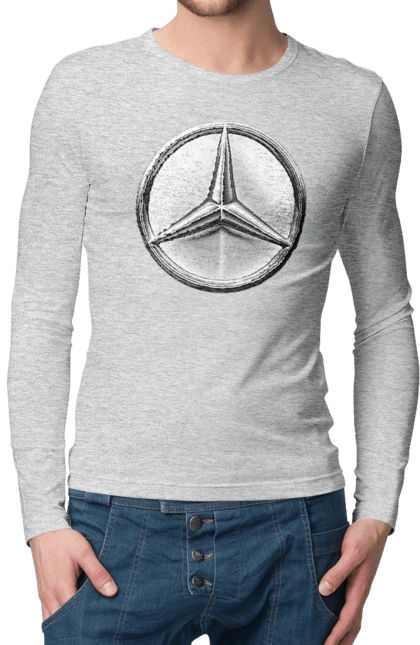Mercedes Benz Logo Metallic