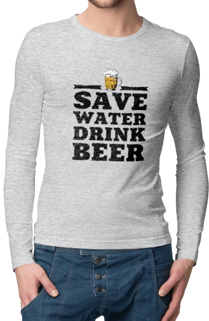 Save water, drink beer (black)