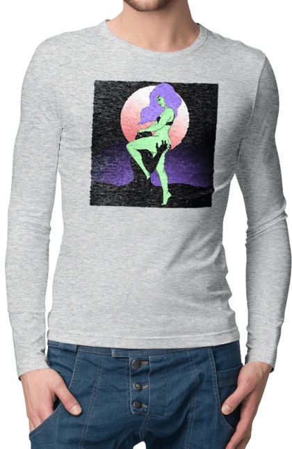 Зеленая Девушка И Луна