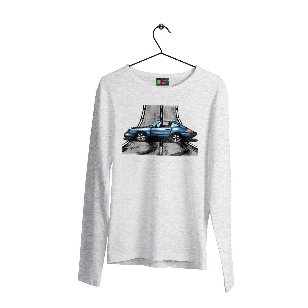 Sports Car On The Road