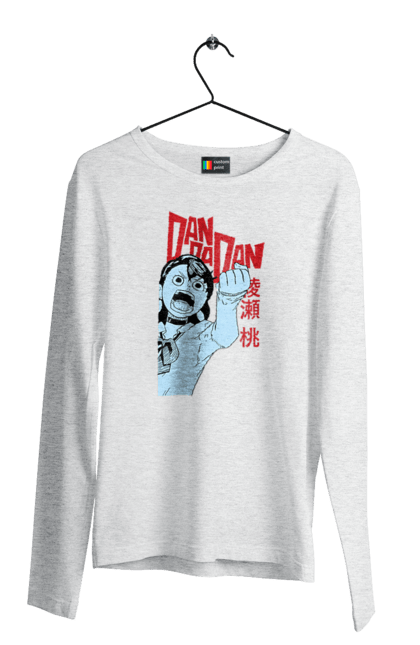 Чоловічий лонгслів з принтом "Дандадан Момо Аясе". Dandadan, momo ayase, okarun, аніме, аясе, дандадан, манга, момо, момо аясе. 2070702