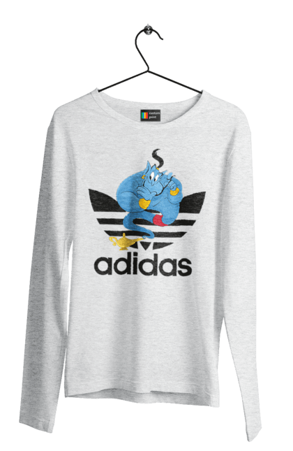 Men's longsleeve with prints Adidas Genie. Adidas, adidas, aladdin, cartoon, character, genie, ginny. 2070702